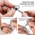 KeyUnity Titanium Magnetic Quick Release Keychain, One-Hand Detachable Connector for Car Keys, USB Drives and EDC, Gear, KA45 Large-1 Pack
