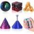 6 Pack Fidget Toys Set Spinning Ball 3D Cube Infinity Cube Massage Roller Star Spiral Sensory Toys Stress Relief Desk Cool Gadget for Adults