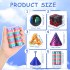 6 Pack Fidget Toys Set Spinning Ball 3D Cube Infinity Cube Massage Roller Star Spiral Sensory Toys Stress Relief Desk Cool Gadget for Adults